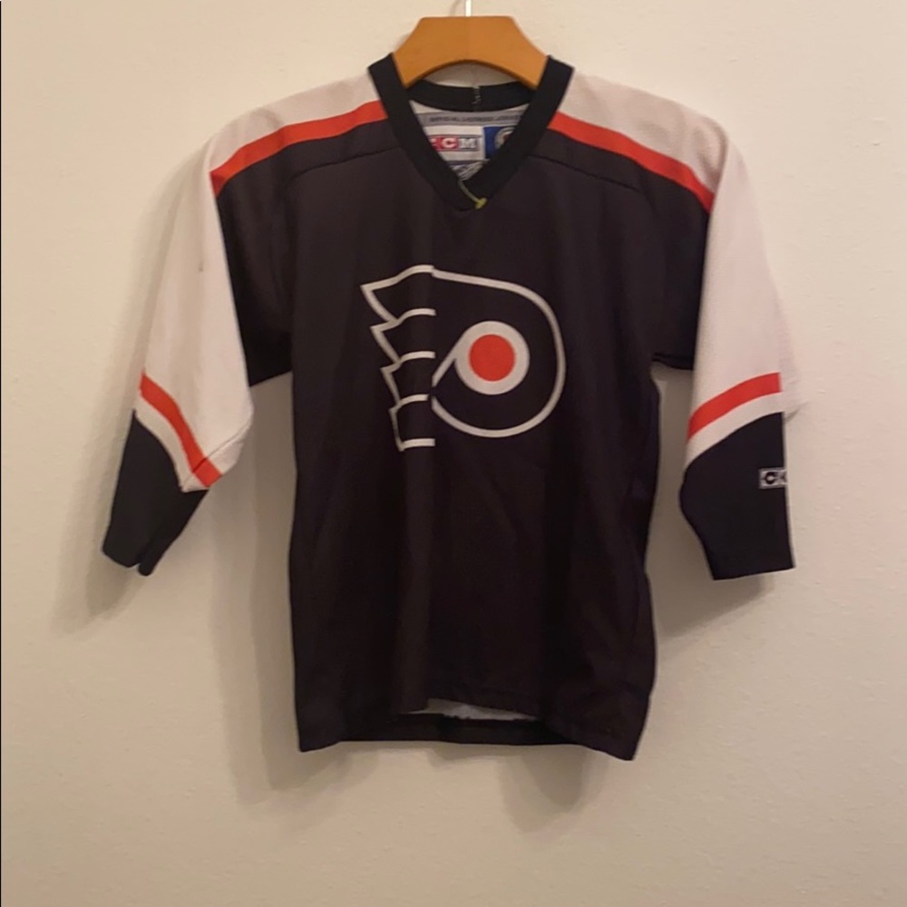 Boys Philadelphia Flyers Black #24 Jersey size M